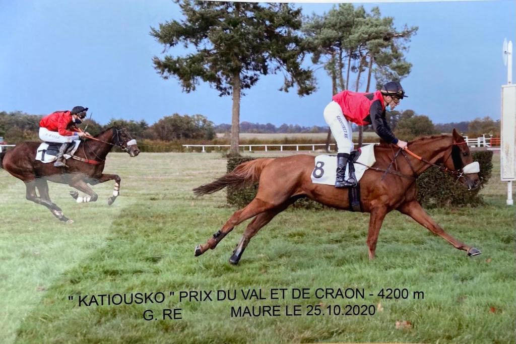 Victoire de Katiousko sur l'hippodrome de Maure de Bretagne